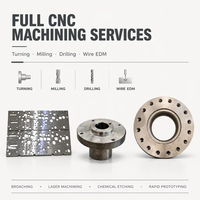 Pièces usinées CNC sur mesure en acier inoxydable et aluminium, usinage par tournage et fraisage CNC, services d'électroérosion à fil et de brochage