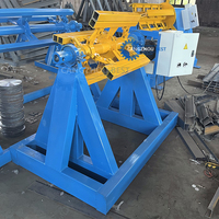 Dérouleur électrique à mandrin unique pour bobine métallique en acier pour ligne de formage de rouleaux
