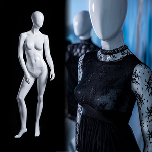 AFELLOW Mannequin de Présentation Professionnel pour Vêtements Féminins, Tête Abstraite, Corps Entier, Élégant, Mode Féminine - Product Image 2