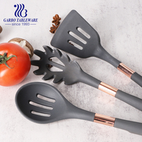Ustensiles de cuisine en silicone, vaisselles résistant à la chaleur avec support en plastique, Gadgets de cuisine domestique