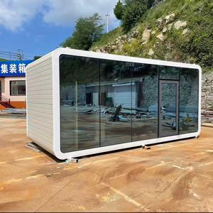 Hôtel capsule en acier préfabriqué de haute qualité à construction rapide, cabine Apple, <span class=keywords><strong>maison</strong></span> conteneur étanche pour salon, bureau à domicile - Product Image 1