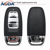 Clé de voiture à distance sans clé à 3 boutons, coque de clé de véhicule pour Audi A4 S4 A5 S5 Q5 A6