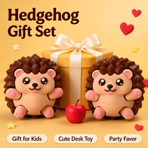 FUSEJOY Llavero de juguete antiestrés con diseño de erizo de gato de peluche 3D impreso, con función de clic y forma de pata, para el alivio del estrés - Product Image 3