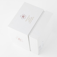 Vente chaude personnalisé imprimé recyclé personnalisé filles petite boîte de papier d'emballage cadeau