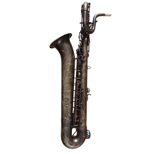 Saxofón Barítono <span class=keywords><strong>de</strong></span> Tono EB <span class=keywords><strong>Bajo</strong></span>, Nivel Avanzado y Profesional, Estilo Vintage, Sin Lacar, <span class=keywords><strong>Instrumento</strong></span> <span class=keywords><strong>de</strong></span> <span class=keywords><strong>Viento</strong></span> para Interpretación <span class=keywords><strong>Musical</strong></span> Oriental - Product Image 3