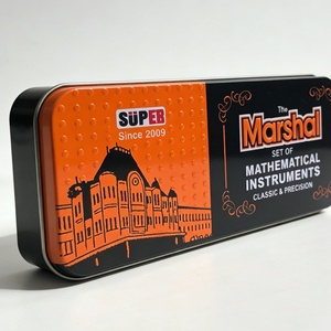 Wholesale High Quality Metal 9pcs School Professional Compass and Math <b>Set</b> for <b>Kids</b> - Product Image 3