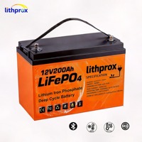 Batterie au lithium LiFePO4 12V200AH de haute qualité pour fauteuil roulant électrique, haute densité énergétique, haute efficacité pour véhicule de mobilité, CE RoHS UL