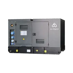 50HZ 110V 220V single phase water cooled silent type diesel generator with CEE 32A socket and plug