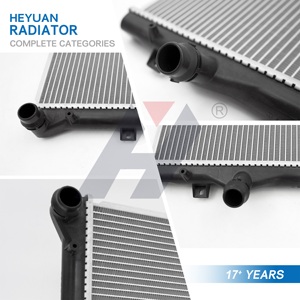 หม้อน้ำอลูมิเนียม <span class=keywords><strong>Heyuan</strong></span> สำหรับ Volkswagen/Audi Lamando 1.8T 2015- OE 5Q0121251EP/5QD121251S 30% ประสิทธิภาพการระบายความร้อนที่สูงขึ้น1ปี - Product Image 2