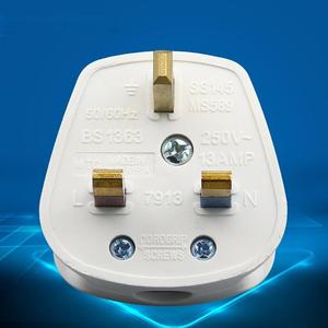 Prise électrique à broches prise filaire avec fusible mâle détachable prise de câblage d'alimentation amovible - Product Image 4