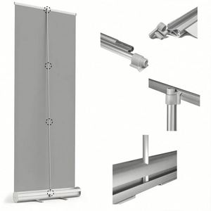 Banner Retráctil Comercial, Banner Pop-up para Tiendas, Banner para Ferias Comerciales, Letrero Comercial, Banner Retráctil, Fondo con Logotipo - Product Image 5