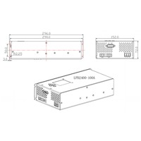 Bluetimes 600W 800W 1200W 2400W Microseconde 808 Alimentation Laser Pilote pour Machine de Beauté Médicale Laser