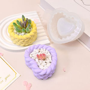 Moule <span class=keywords><strong>en</strong></span> silicone 3D <span class=keywords><strong>en</strong></span> forme de cœur <span class=keywords><strong>en</strong></span> corde, pour bougies DIY et pots de fleurs <span class=keywords><strong>en</strong></span> béton/<span class=keywords><strong>résine</strong></span> - Product Image 6