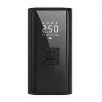 Pompe à air portable sans fil pour voiture et moto, manomètre de pression des pneus 150 PSI, affichage numérique, 6000 mAh, chargement USB, avertissement d'urgence, ABS