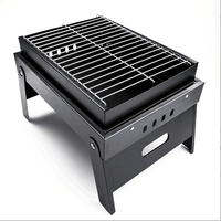 Grilles de barbecue portables en acier inoxydable Grilles de camping pliables en plein air au charbon de bois