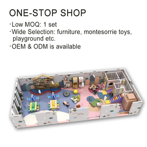 Ensemble de mobilier <span class=keywords><strong>d</strong></span>'école maternelle en plastique et bois pour enfants, <span class=keywords><strong>matériel</strong></span> de garderie Montessori, fournitures pour la maternelle et la crèche - Product Image 5