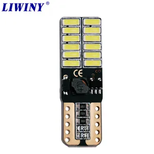 Liwiny neue gute Qualität Auto LEDs Canbus T10 4014 24smd Glühbirne DC 12V Abstand Kennzeichen Lichter