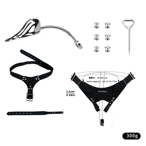 อุปกรณ์ล็อคความบริสุทธิ์ชายแบบสายรัด FRRK รุ่น Scallop Cage พร้อมสายรัด BDSM สำหรับผู้ชาย - Product Image 3
