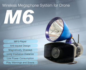M6 Wireless Megaphone System for UAV Drone, Real-time Broadcasting DJI,UAV Airborne <b>Speaker</b> - Product Image 2
