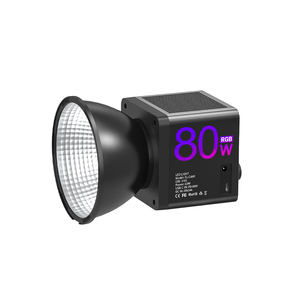 80W <span class=keywords><strong>RGB</strong></span> 2500k-6500k đầy đủ màu sắc <span class=keywords><strong>RGB</strong></span> <span class=keywords><strong>LED</strong></span> COB ánh sáng video chuyên nghiệp cho studio ảnh video trực tiếp - Product Image 2