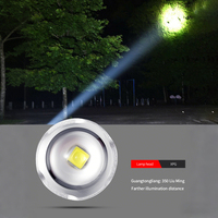 Projecteur extérieur longue portée multifonction étanche 4 modes, lampe torche LED avec batterie solaire et USB