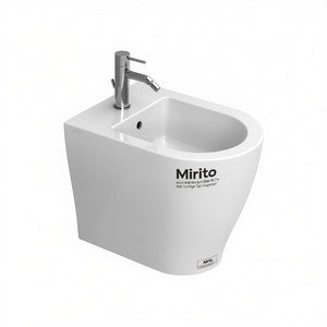 Bidé de pared Mirto de 36 cm de ancho con dispensador de grifo Vortice - Product Image 3