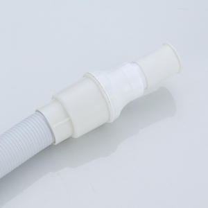 Manguera de desagüe flexible Chenlu blanca de 1 pulgada de diámetro interior para lavabo, baño, fregadero, tipo directo - Product Image 2