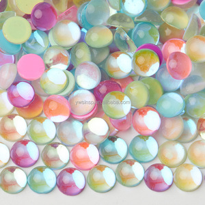 Стразы Selina Crystal Colorful DIY Mermaid, экологичные, 12 граней, с плоским дном, без термофиксации, для дизайна ногтей и кутюр - Product Image 2