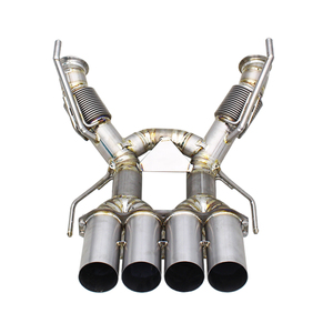 ระบบท่อไอเสียแบบ Catback สำหรับ Mclaren 765LT 4.0T ปี 2020+ ยี่ห้อ Boska ผลิตจากไทเทเนียม น้ำหนักเบา ไม่มีตัวเก็บเสียง แบบท่อไอเสียตรง - Product Image 1
