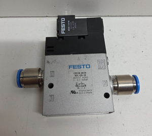 PLC Nuevo Sin Caja, Solenoide de 24v con Tubo de 10mm de Diámetro Exterior, CPE18-M1H-3GL-QS-10, Producto con Garantía - Product Image 1
