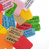 Billets de tombola promotionnels personnalisés à bas prix