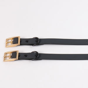 Suministros para mascotas Correa negra impermeable para perros LOGOTIPO personalizado Correa duradera de goma de Pvc para perros pequeños y medianos - Product Image 3