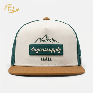 Gorra Trucker 4u Green Mesh con Paneles en Contraste, Gorra Ajustable con Cierre a Presión para Uso Casual al Aire Libre, Estilo Unisex para Primavera/Verano - Product Image 2
