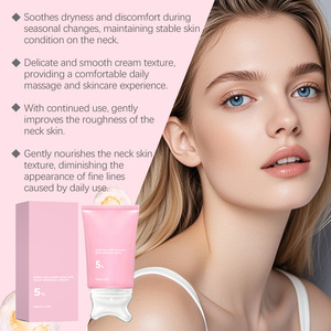 Crema de Cuello con Colágeno PDRN y Gua Sha 90g con Masajeador, Crema Reafirmante y Lifting para Piel Flácida, Cuidado para Reducir la Papada y Tensar la Línea de la Mandíbula - Product Image 5