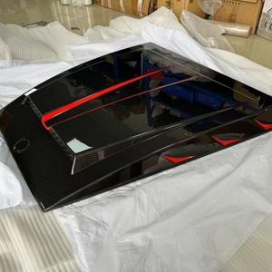 Capot moteur en fibre de carbone noir pour Jeep Wrangler Mitsubishi Lancer Evolution pour ATS MG6-Nouveau - Product Image 1