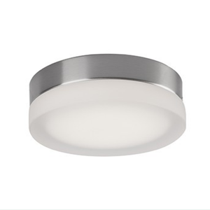 Moderne slaapkamer woonkamer ronde inbouw plafondlamp met matglas trommelkap LED inbouw plafondlamp - Product Image 5