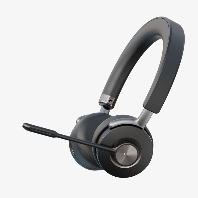 Business Wireless Bluetooth Headset ANC ENC Noise Cancelling Handsfree Headphone with Microphone for Office Work