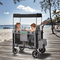 Poussette-chariot SHUANGXING, cadre en alliage d'aluminium, design pliable, matériau Oxford - minimalisme et fonctionnalité maximale
