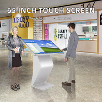 Écran tactile intelligent LCD de 86 pouces pour affichage numérique interactif en intérieur, kiosque d'affichage publicitaire, garantie de 3 ans pour les magasins de détail
