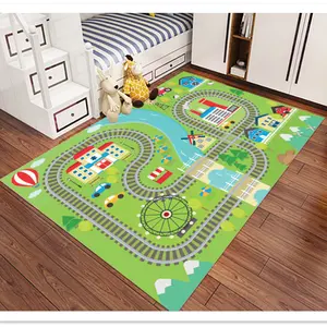 America Printed Soft CarpetsためLiving Room AntiのRug Chair Floor MatためHome Decor Kids Room