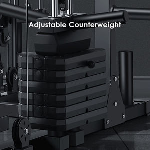 PINJIAN Macchina Smith <span class=keywords><strong>per</strong></span> Squat con Cavi Incrociati, Attrezzatura <span class=keywords><strong>per</strong></span> Bodybuilding, Strumento di Allenamento Sportivo, Set Completo <span class=keywords><strong>per</strong></span> Fitness <span class=keywords><strong>per</strong></span> Petto e Braccia - Product Image 3