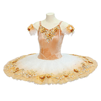 Tutu de ballet professionnel pour femmes, costume classique La Belle au bois dormant, Le Casse-Noisette, tenue de scène en polyester/rayonne