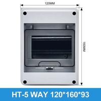 Boîtier de distribution extérieur étanche HT Chine, disjoncteur MCB, boîte de jonction en plastique, armoire de protection IP65 contre les surtensions