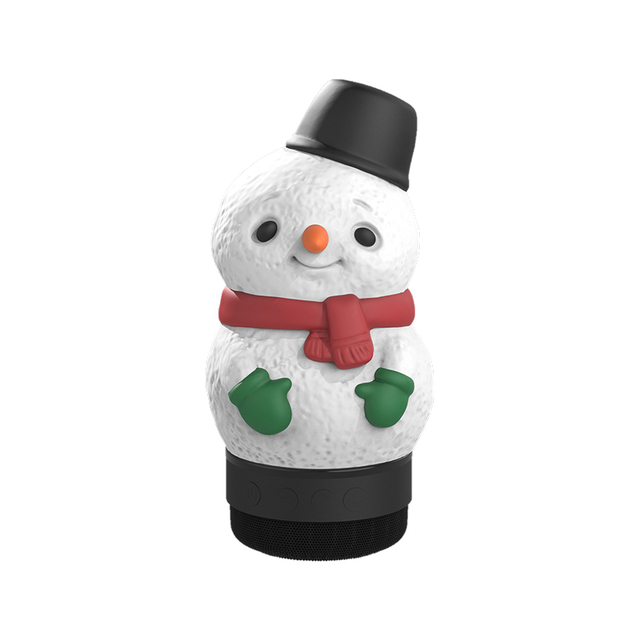 Cross-border New Snowman 5W Bluetooth5.3 Battery Audio Small Cute RGB LED Plastic Atmosphere Light Nightlight Creative