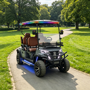 Carrito de <span class=keywords><strong>Golf</strong></span> Eléctrico de 4 Plazas, 72V, Litio, Listo para el Mercado Estadounidense, Certificado por el DOT, con Configuración Personalizada y Caja de Carga Trasera Extendida - Product Image 3