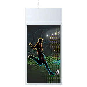 43นิ้วแขวนสองด้านโฆษณาคริสตัลหน้าต่างแสดงกล่องไฟหน้าจอ Lcd - Product Image 5