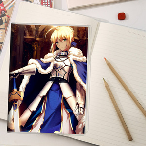 Cuaderno de Anime <span class=keywords><strong>Fate</strong></span> <span class=keywords><strong>Stay</strong></span> <span class=keywords><strong>Night</strong></span> Saber de 13*18CM con Estampado, Papel para Escribir, Manualidades, Cuaderno para la Escuela - Product Image 1