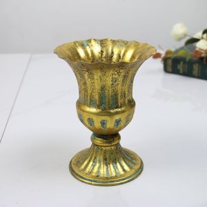 Nuevo Florero de Mesa Moderno de Hierro Forjado a Mano de Alta Calidad para Bodas, Hoteles y Habitaciones, Blanco/Dorado/Gris, Tamaños S/<span class=keywords><strong>M</strong></span>/L - Product Image 2