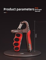 Renforceur de poignée réglable professionnel 5-100 kg, entraîneur de force avec compteur électronique intelligent, ergonomique pour le renforcement musculaire