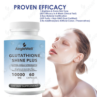 Aegelwell Triple Antioxydant Glutathion avec VC+VE Complément Beauté Anti-Âge Détoxifiant pour Femmes OEM